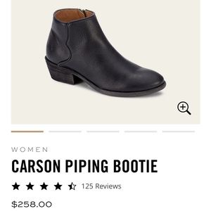 Frye leather booties